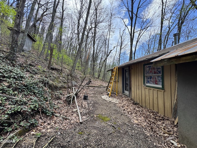 view of side of property