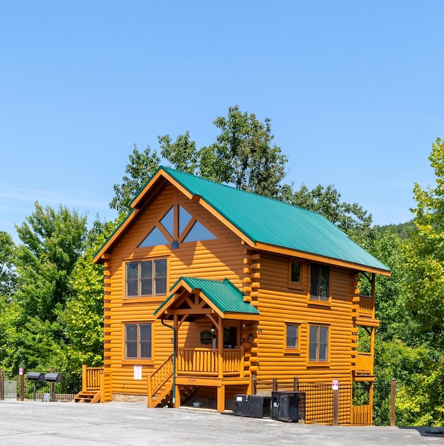 cabin featuring central AC