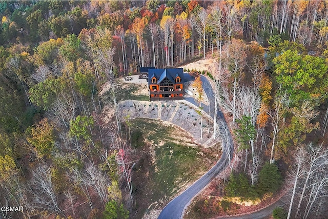 2229 Legend Dr, Sevierville, TN 37876 - view from above of property featuring a heavily wooded area