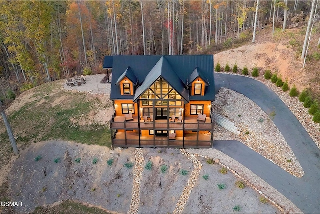 2229 Legend Dr, Sevierville, TN 37876 - view of front of property with a wooded view