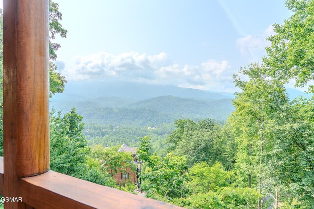 810 Kings Way, Gatlinburg, TN 37738 - mountain view with a heavily wooded area