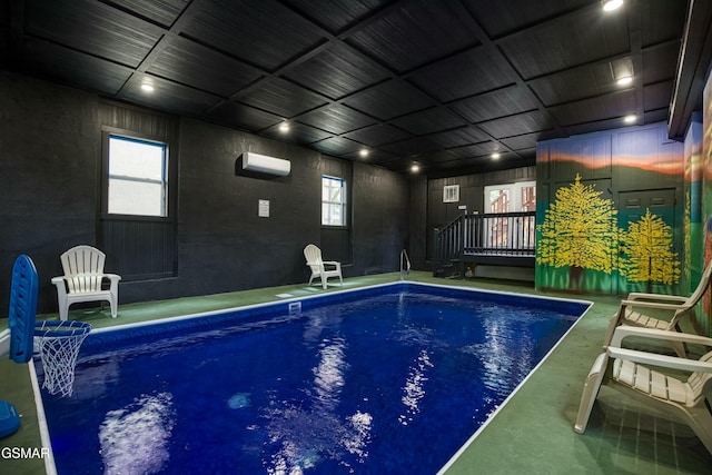 3316 Grace Way, Sevierville, TN 37876 - indoor pool with a wall unit AC
