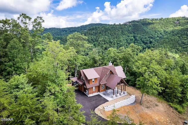 4427 Stackstone Rd, Sevierville, TN 37862 - view from above of property featuring a heavily wooded area