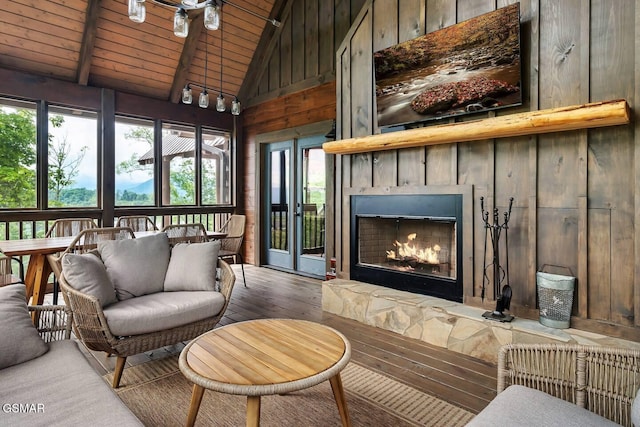 4427 Stackstone Rd, Sevierville, TN 37862 - sunroom with french doors