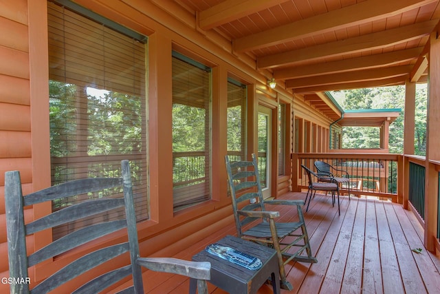 1707 Ridgecrest Dr, Sevierville, TN 37876 - view of wooden terrace