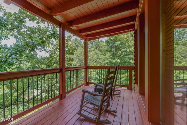 1707 Ridgecrest Dr, Sevierville, TN 37876 - view of wooden terrace