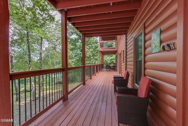 1707 Ridgecrest Dr, Sevierville, TN 37876 - view of wooden deck