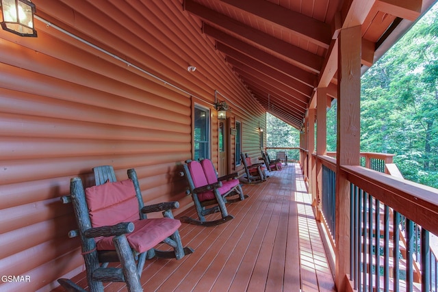 1707 Ridgecrest Dr, Sevierville, TN 37876 - view of wooden deck