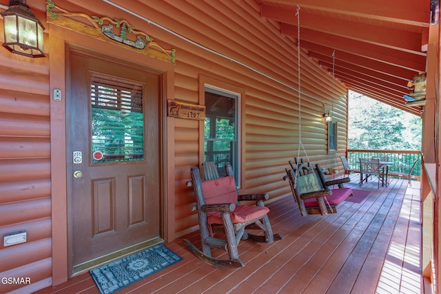 1707 Ridgecrest Dr, Sevierville, TN 37876 - porch featuring outdoor dining space