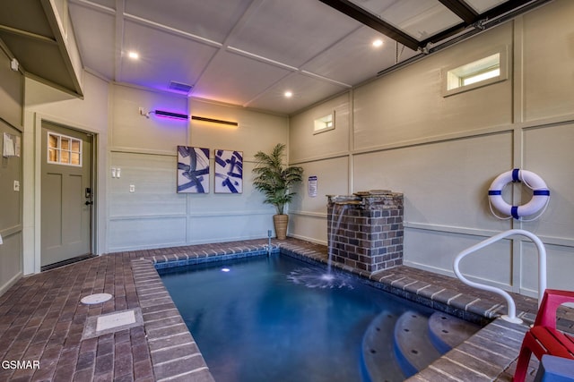 view of indoor pool