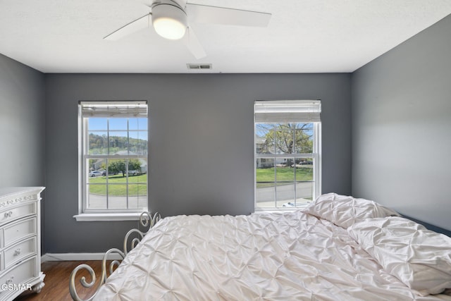 856 Garners Landing Blvd, Seymour, TN 37865 - bedroom with dark wood-style floors and a ceiling fan