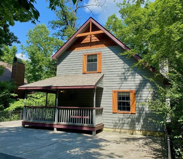 view of rear view of house