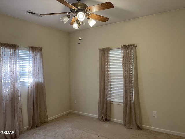 3351 Line Springs Rd, Sevierville, TN 37862 - carpeted spare room with ceiling fan and baseboards