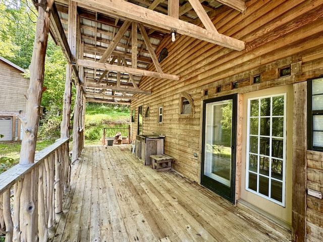 4205 Birds Creek Rd, Sevierville, TN 37876 - view of wooden deck