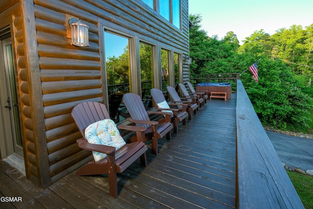 933 E Foothills Dr, Gatlinburg, TN 37738 - view of wooden deck