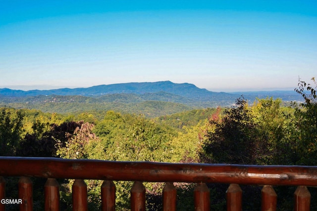 1925 Battle Top Rd, Sevierville, TN 37876 - mountain view featuring a forest