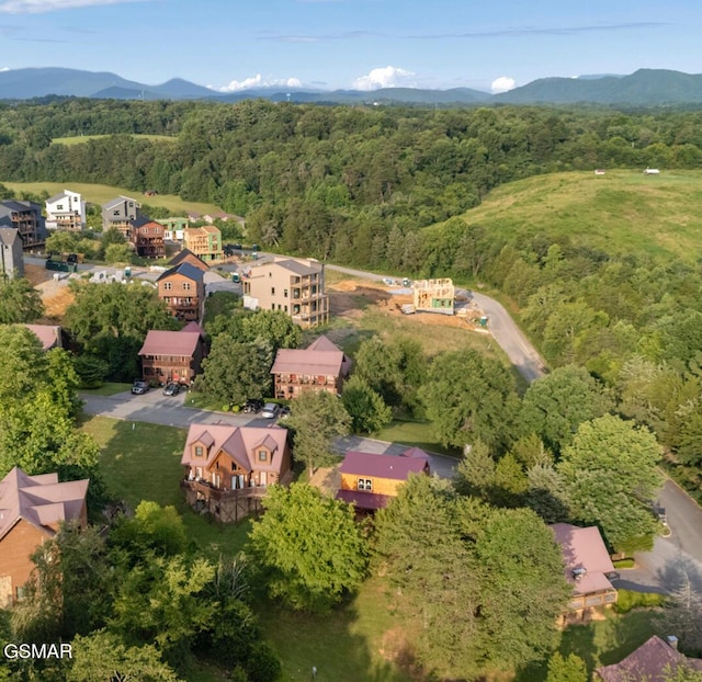 1515 Rainbow Ridge Way, Sevierville, TN 37862 - aerial view of a forest and a mountain backdrop
