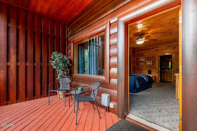655 Stockton Dr, Sevierville, TN 37876 - view of wooden terrace