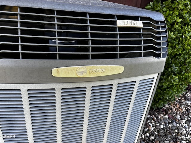 exterior details with central air condition unit