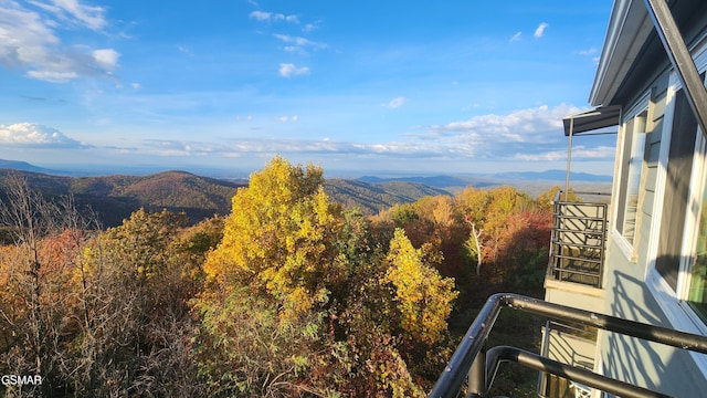 view of mountain feature