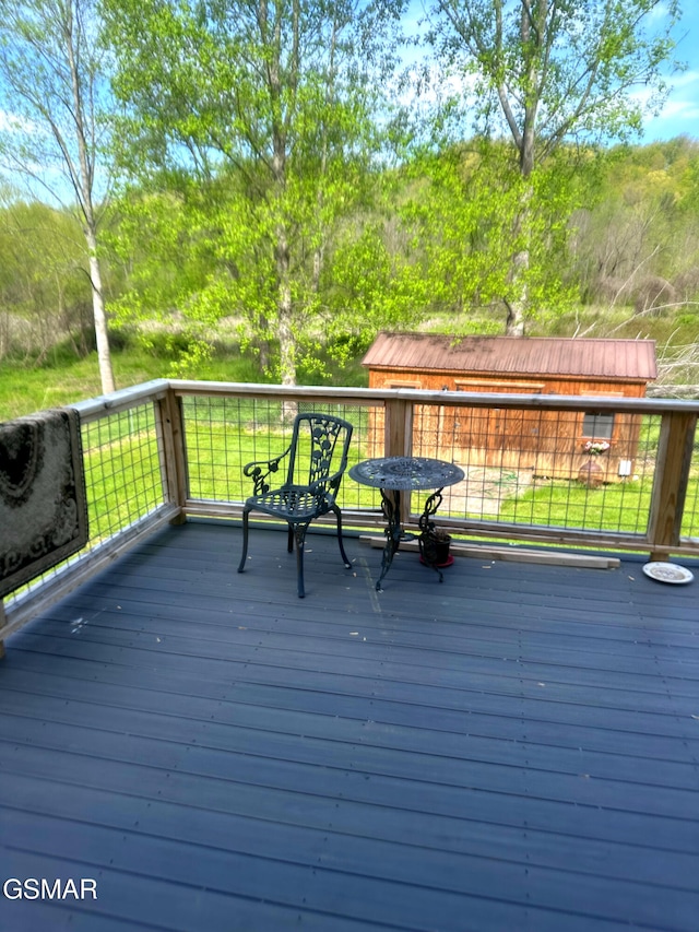 3451 Cosby Hwy, Cosby, TN 37722 - view of wooden deck