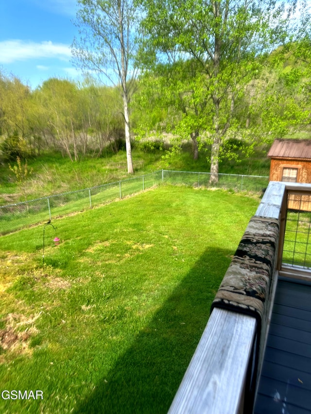 3451 Cosby Hwy, Cosby, TN 37722 - view of yard with a fenced backyard