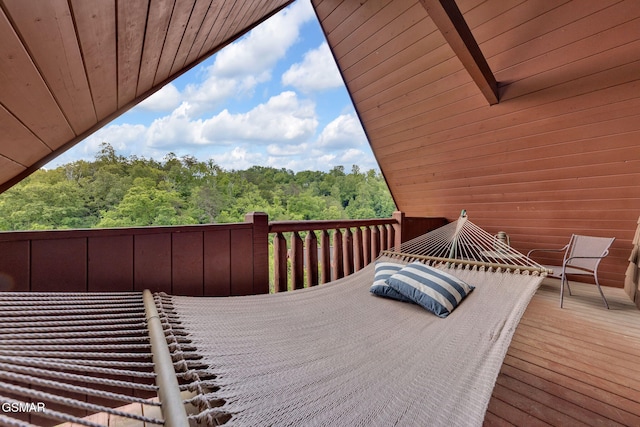 1619 Jed Trl, Sevierville, TN 37862 - wooden deck with a forest view