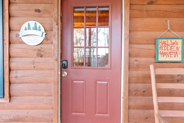 view of property entrance