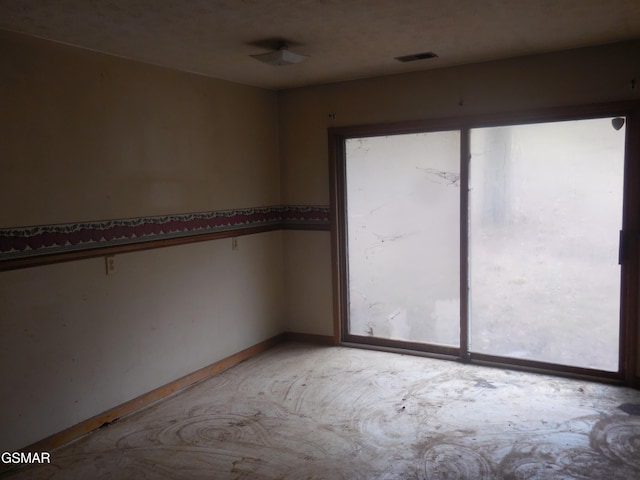 view of unfurnished room