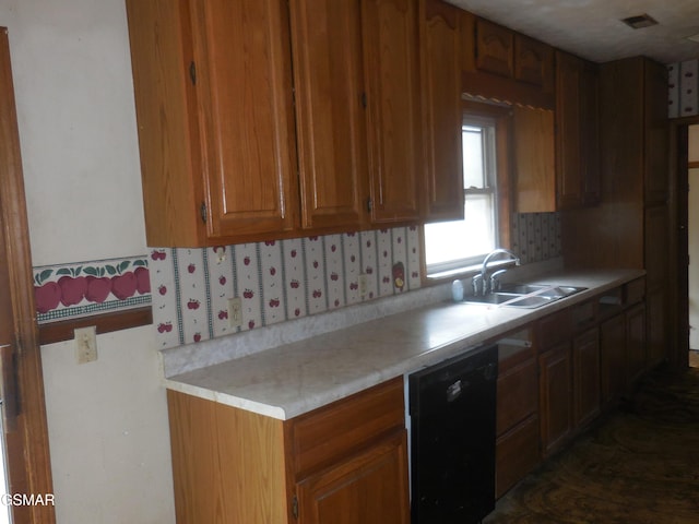 kitchen with dishwasher and sink