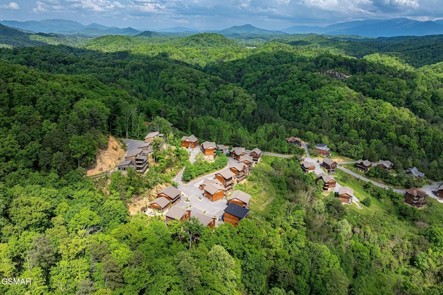 4541 Shangrila Way, Sevierville, TN 37876 - aerial view with a wooded view and a mountain view