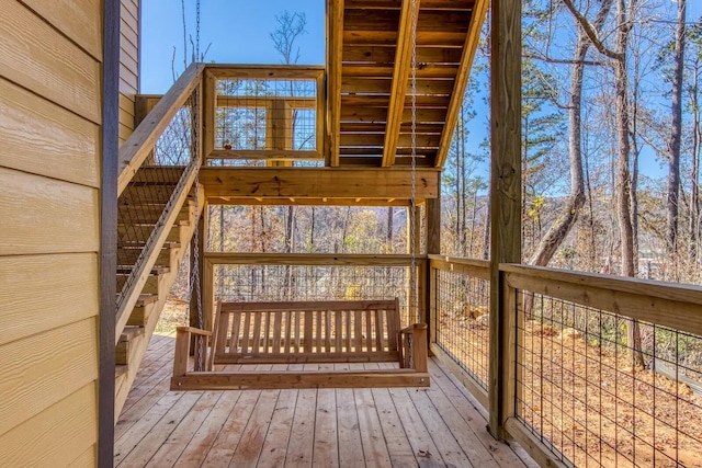 604 Cherokee Orchard Rd, Gatlinburg, TN 37738 - view of wooden terrace