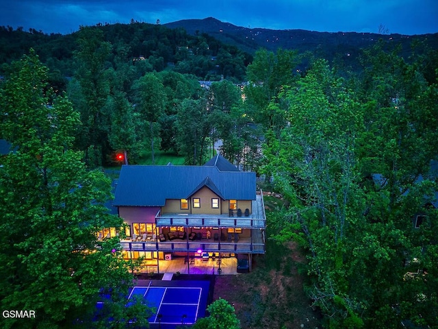 604 Cherokee Orchard Rd, Gatlinburg, TN 37738 - view of subject property featuring a heavily wooded area and mountains