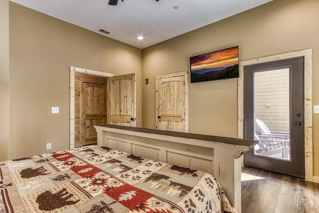 604 Cherokee Orchard Rd, Gatlinburg, TN 37738 - bedroom with hardwood / wood-style floors
