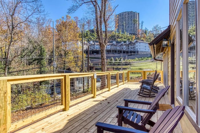 604 Cherokee Orchard Rd, Gatlinburg, TN 37738 - view of wooden deck