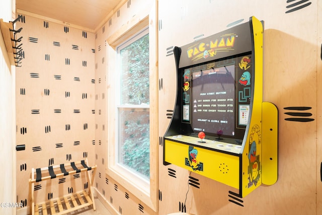 playroom featuring a wealth of natural light