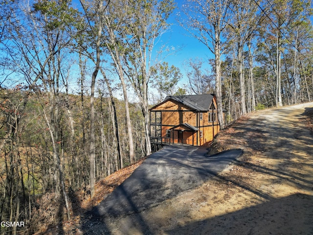 view of front of home