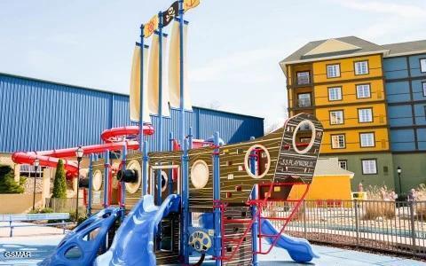 view of communal playground