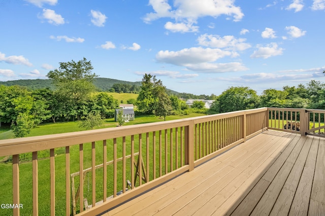 3206 Bativa Garden Ct, Sevierville, TN 37876 - deck with a yard