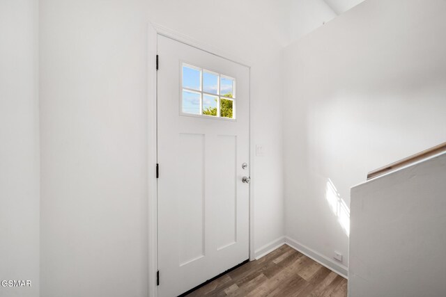 3206 Bativa Garden Ct, Sevierville, TN 37876 - entryway featuring wood finished floors and baseboards