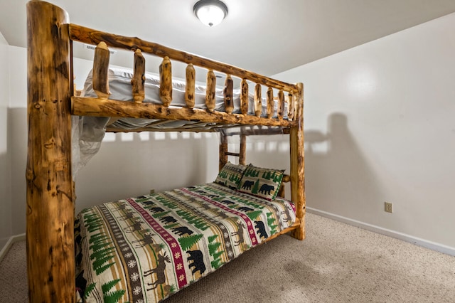 bedroom with carpet flooring