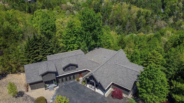 2837 Cedar Falls Way, Sevierville, TN 37862 - bird's eye view featuring a view of trees