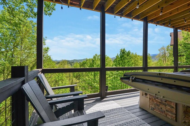 2837 Cedar Falls Way, Sevierville, TN 37862 - view of wooden terrace