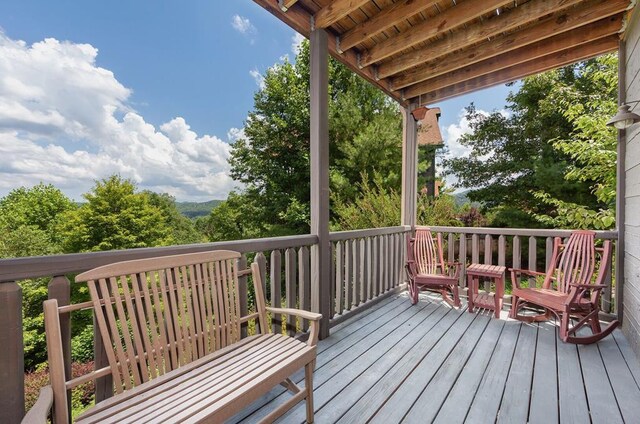 2837 Cedar Falls Way, Sevierville, TN 37862 - view of wooden deck