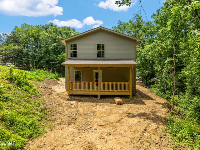 1039 Cedar Ln, Sevierville, TN 37862 - rustic home with a deck