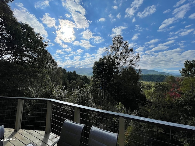 3709 Eagle Ln, Gatlinburg, TN 37738 - exterior space with a forest view and a mountain view