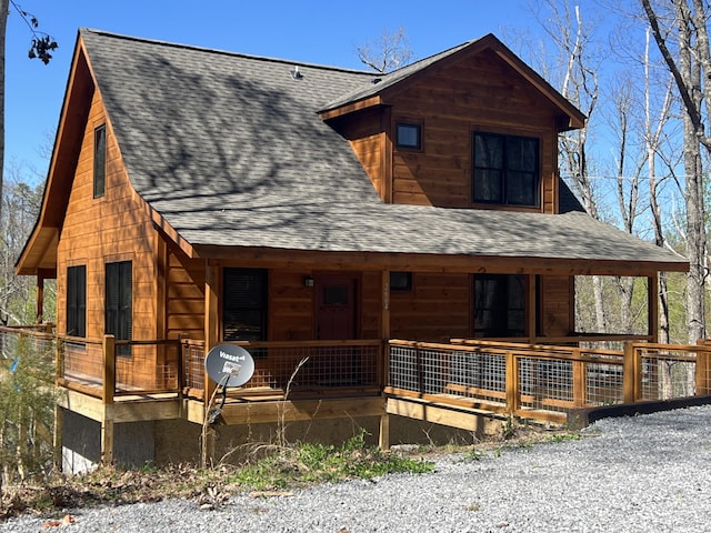 view of front of house featuring a porch