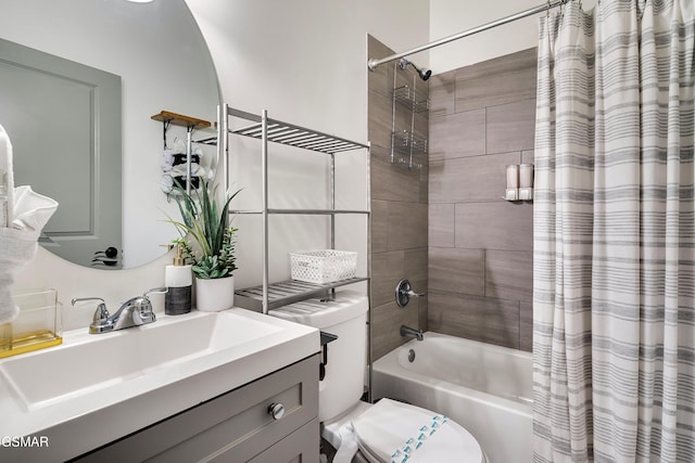 1719 Walker Trl, Sevierville, TN 37876 - full bath with shower / bath combination with curtain, vanity, and toilet
