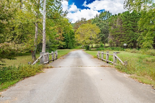 view of road