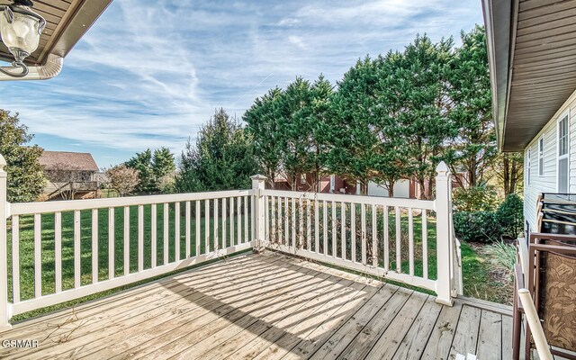150 Florence Cir, Dandridge, TN 37725 - view of wooden terrace